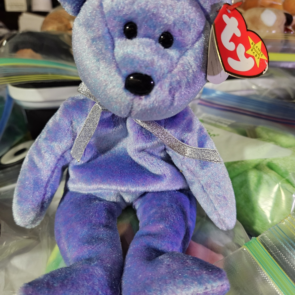 TY 3 Beanies  Clubby,claude And Osito Olympics Bear Plush Toy